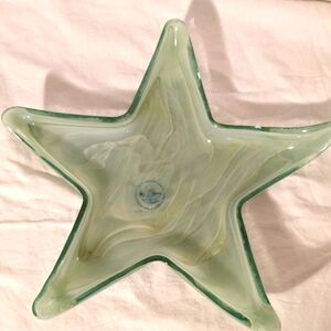 Glass dish - Star shaped from Spain - 100% Recycled glass